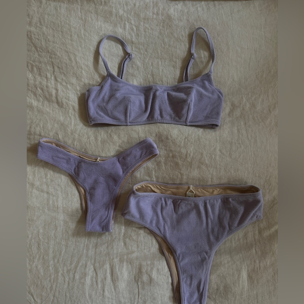 Zulu & Zephyr Toweling Lilac Bikini